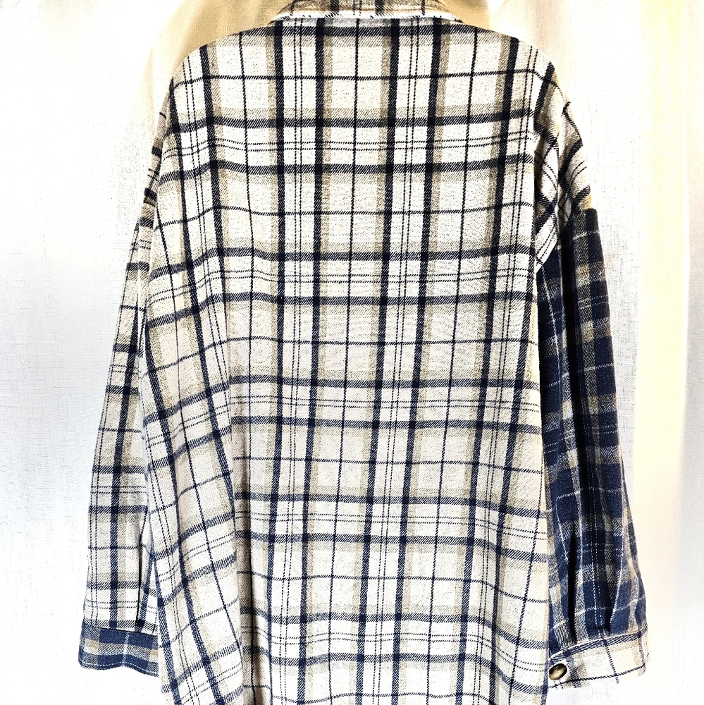 SHEIN Curve 3XL Plaid Shacket - Picture 5 of 9